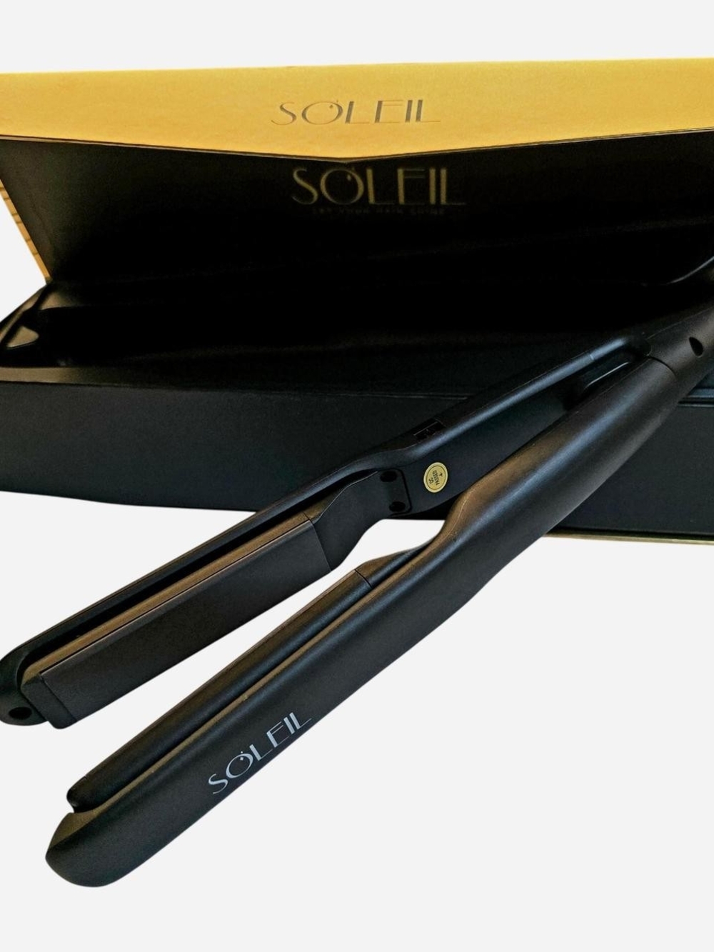 Soleil Dynamic Styler Hair Styler In Sleek BLACK Professional with Gold Accents